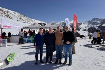 Misano Adriatico porta un angolo di mare sulle nevi di Obereggen: oggi il Beach Party a 2.000 metri d'altezza