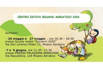 Centro estivo per bambini/e di età compresa fra i 6 e i 14 anni - Estate 2026