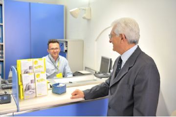 Lavori all&#39;ufficio postale di Misano per la realizzazione del progetto Polis